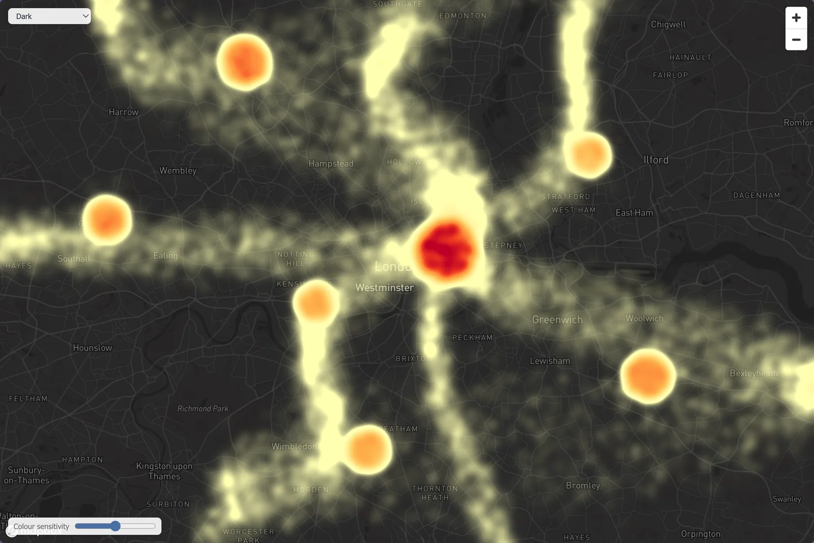 Geo heatmap